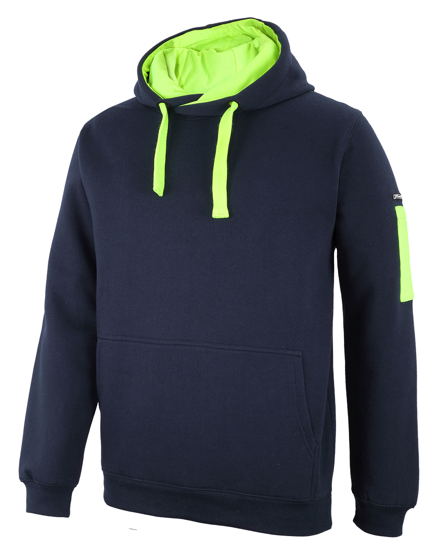 JBswear 6CFH-heavy 350 gsm tradie contrast hoodie - Click Image to Close